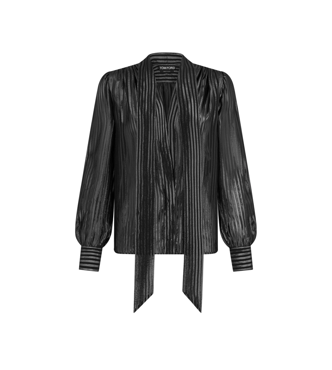 BLUSA LAVALLIERE A MANICHE LUNGHE CON SCOLLO A V BLUSA LAVALLIERE A MANICHE LUNGHE CON SCOLLO A V