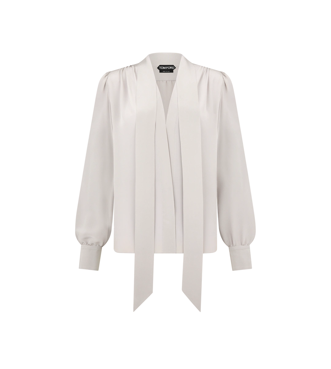 BLUSA LAVALLIERE A MANICHE LUNGHE CON SCOLLO A V BLUSA LAVALLIERE A MANICHE LUNGHE CON SCOLLO A V