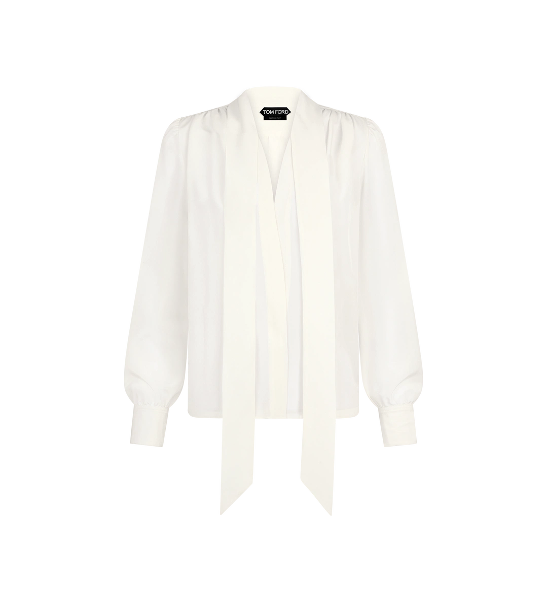 BLUSA LAVALLIERE A MANICHE LUNGHE CON SCOLLO A V BLUSA LAVALLIERE A MANICHE LUNGHE CON SCOLLO A V
