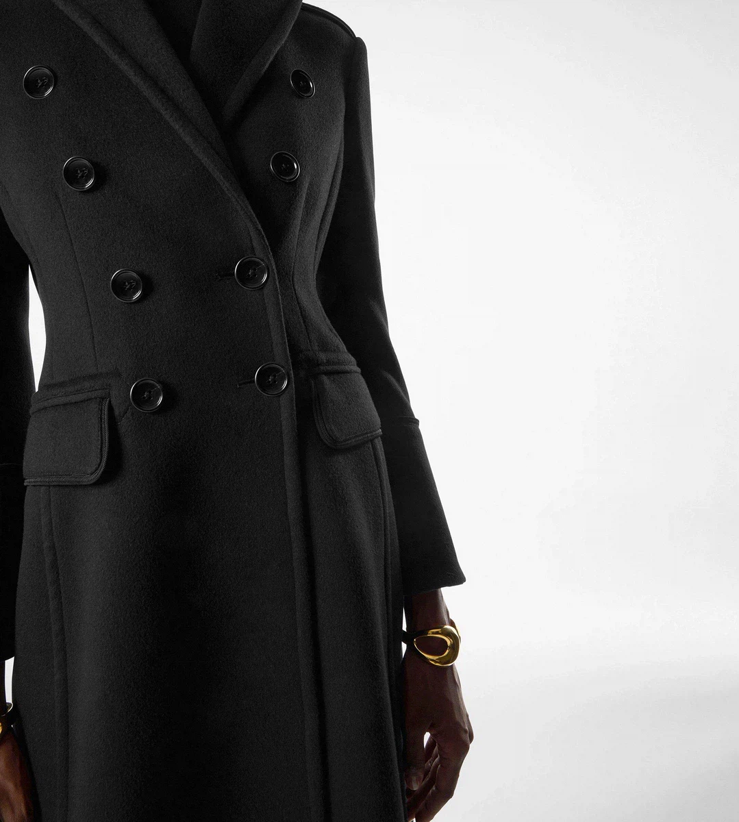 CAPPOTTO MILITARE DOPPIO PETTO IN MISTO LANA E CASHMERE CAPPOTTO MILITARE DOPPIO PETTO IN MISTO LANA E CASHMERE