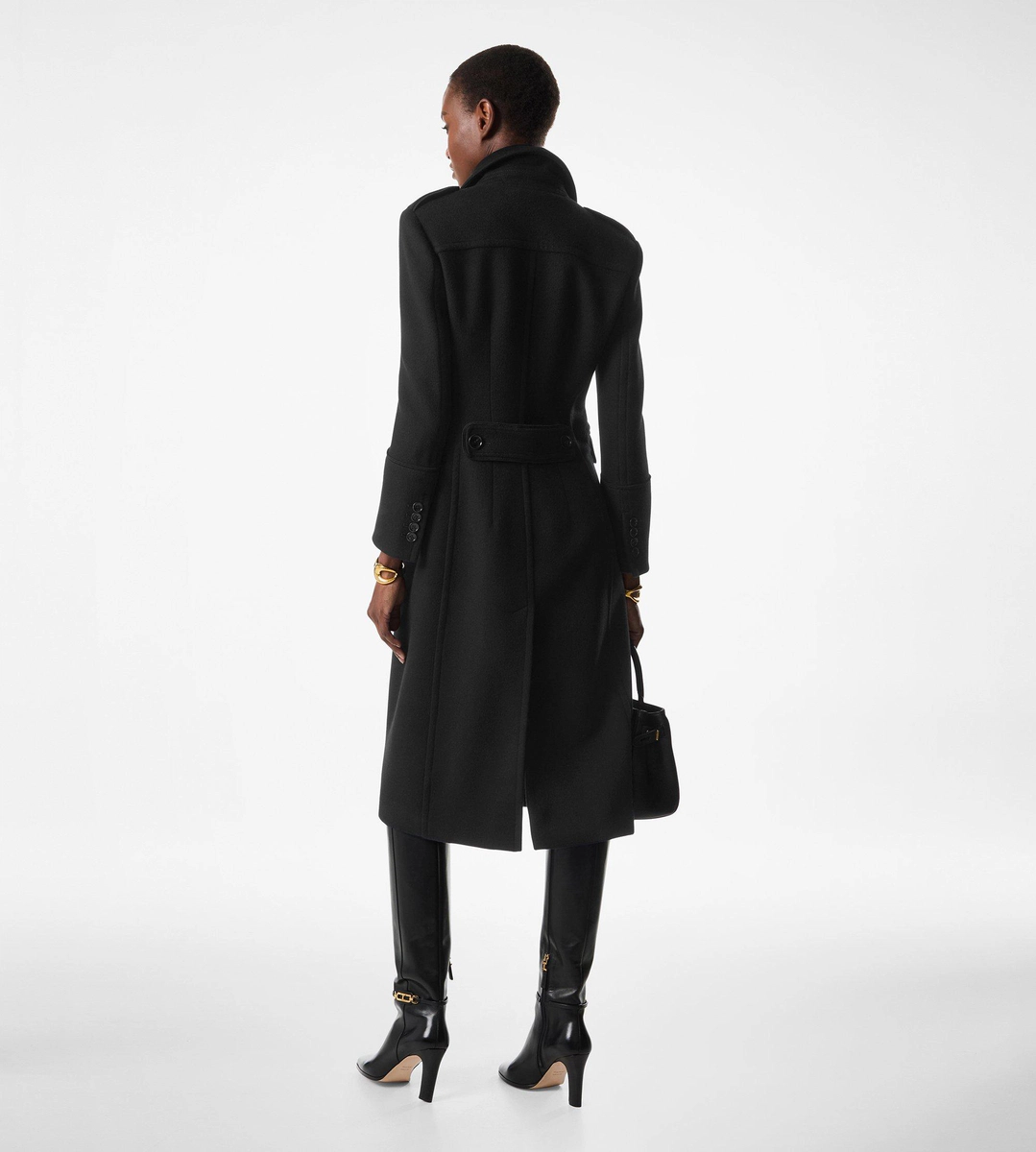 CAPPOTTO MILITARE DOPPIO PETTO IN MISTO LANA E CASHMERE CAPPOTTO MILITARE DOPPIO PETTO IN MISTO LANA E CASHMERE