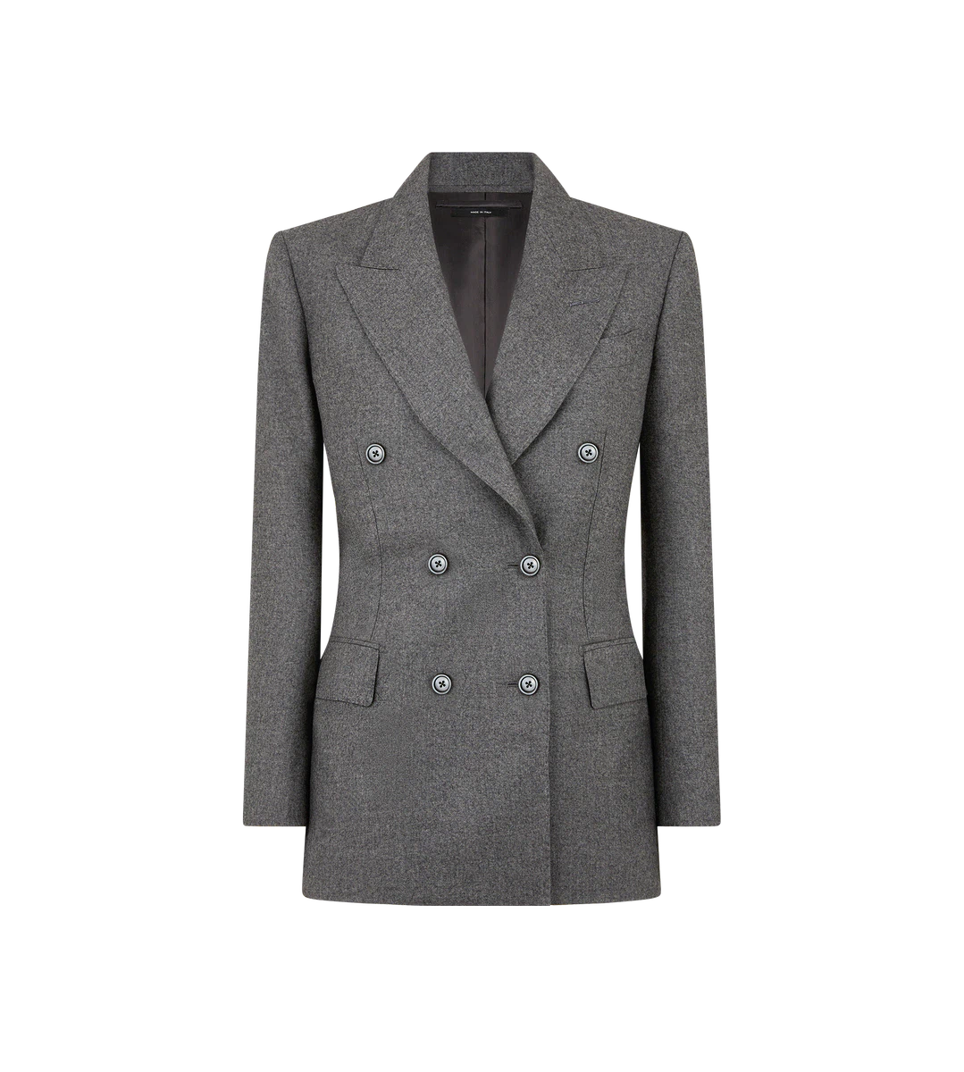 GIACCA DOPPIOPETTO IN FLANELLA DI CASHMERE “WALLIS” GIACCA DOPPIOPETTO IN FLANELLA DI CASHMERE “WALLIS”