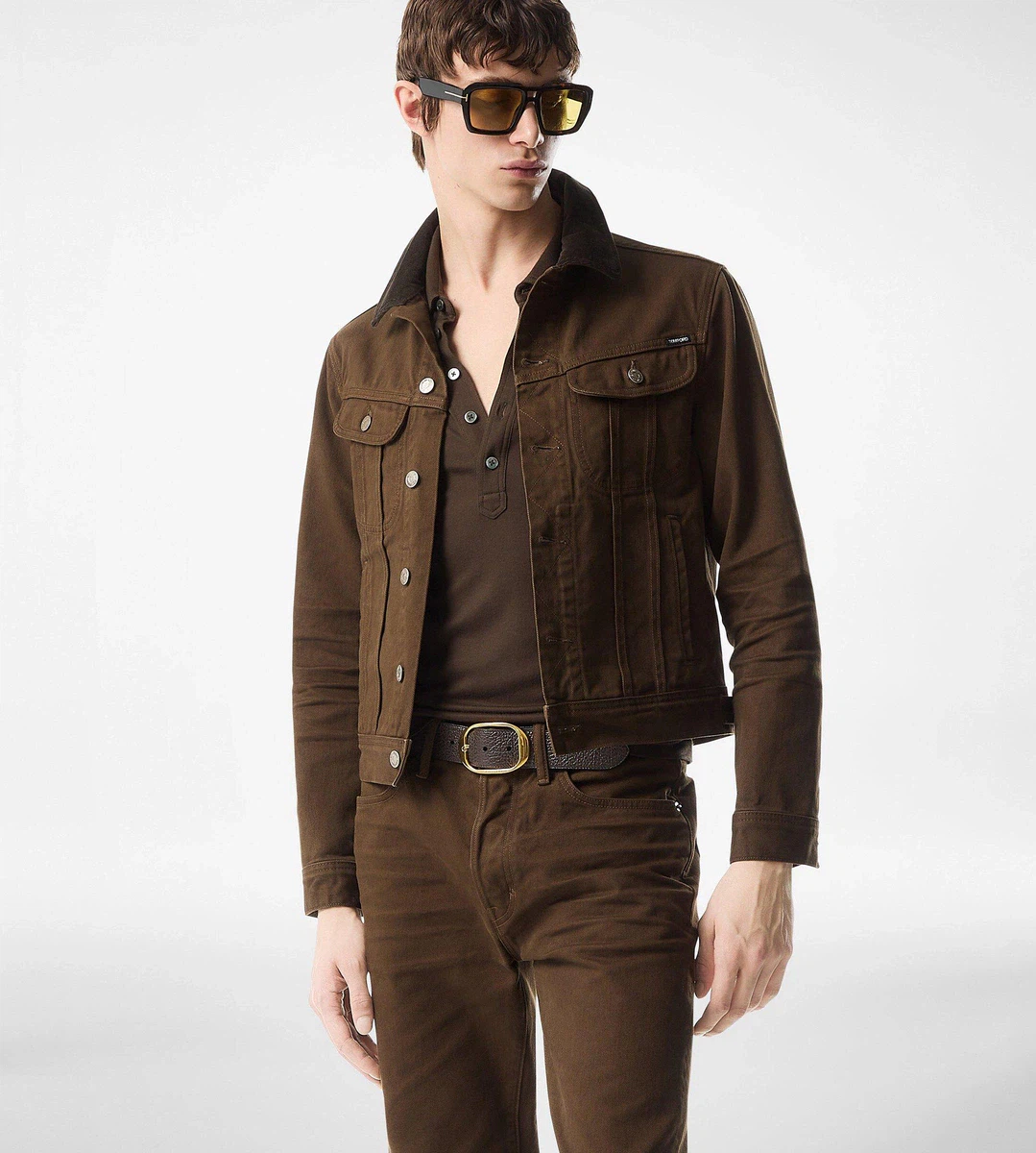 GIACCA IN DENIM CON COLLO IN CORDINO TWILL GIACCA IN DENIM CON COLLO IN CORDINO TWILL