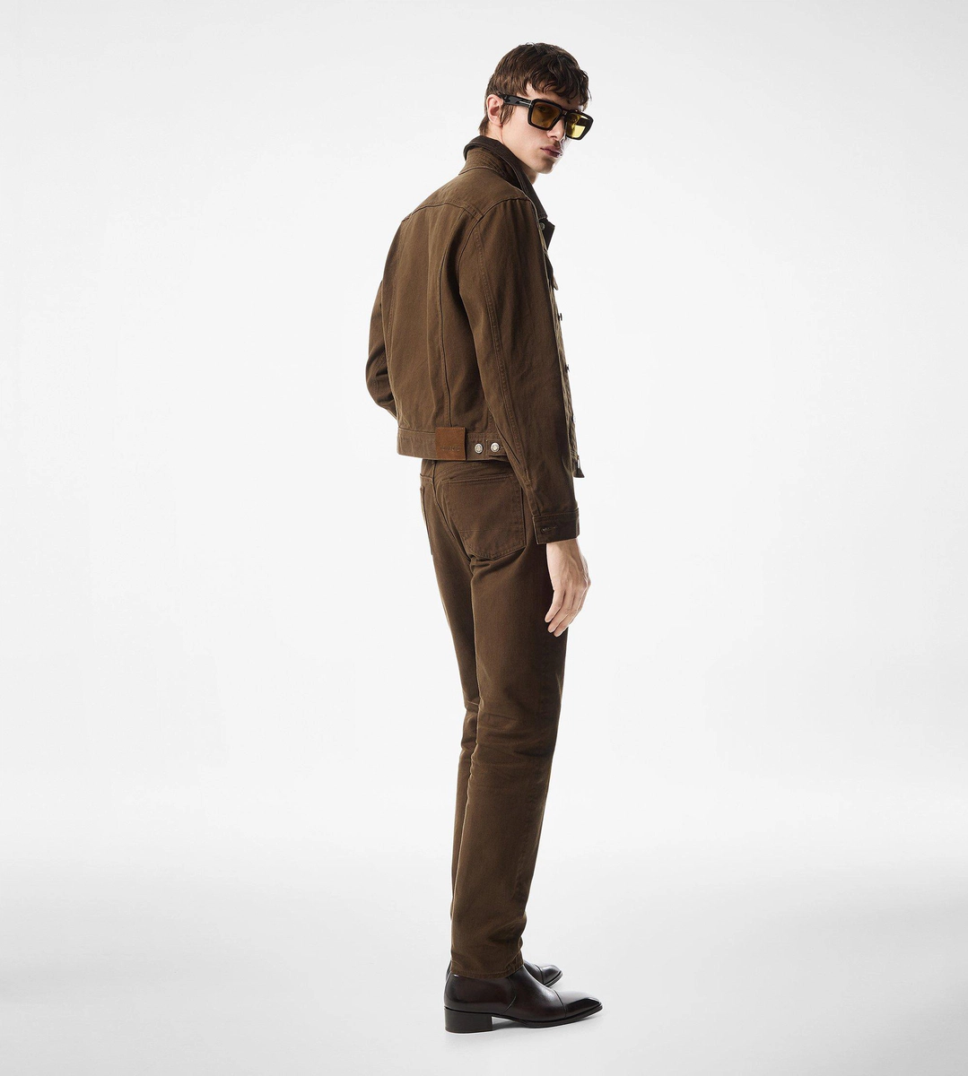 GIACCA IN DENIM CON COLLO IN CORDINO TWILL GIACCA IN DENIM CON COLLO IN CORDINO TWILL