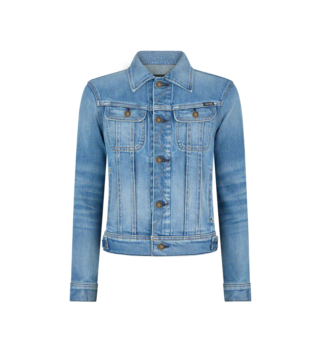 GIACCA IN DENIM LAVATO CON PIETRA ESTIVA GIACCA IN DENIM LAVATO CON PIETRA ESTIVA