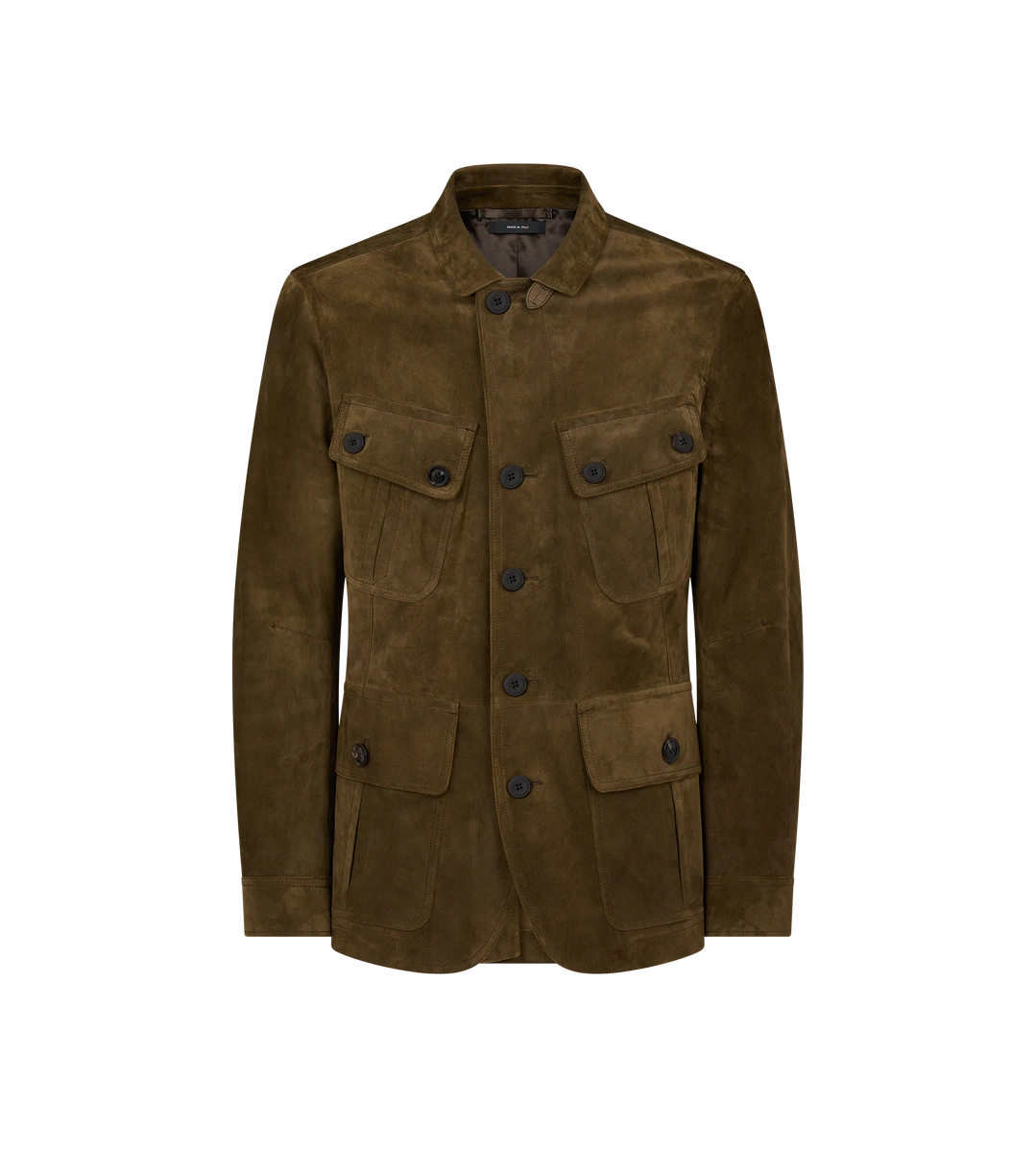 GIACCA MILITARE SARTORIALE IN CASHMERE E CAMOSCIO GIACCA MILITARE SARTORIALE IN CASHMERE E CAMOSCIO
