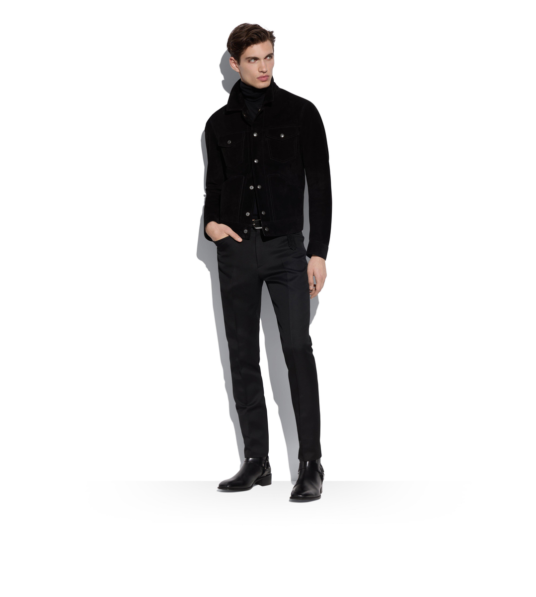 GIACCA WESTERN IN CASHMERE SCAMOSCIATO GIACCA WESTERN IN CASHMERE SCAMOSCIATO
