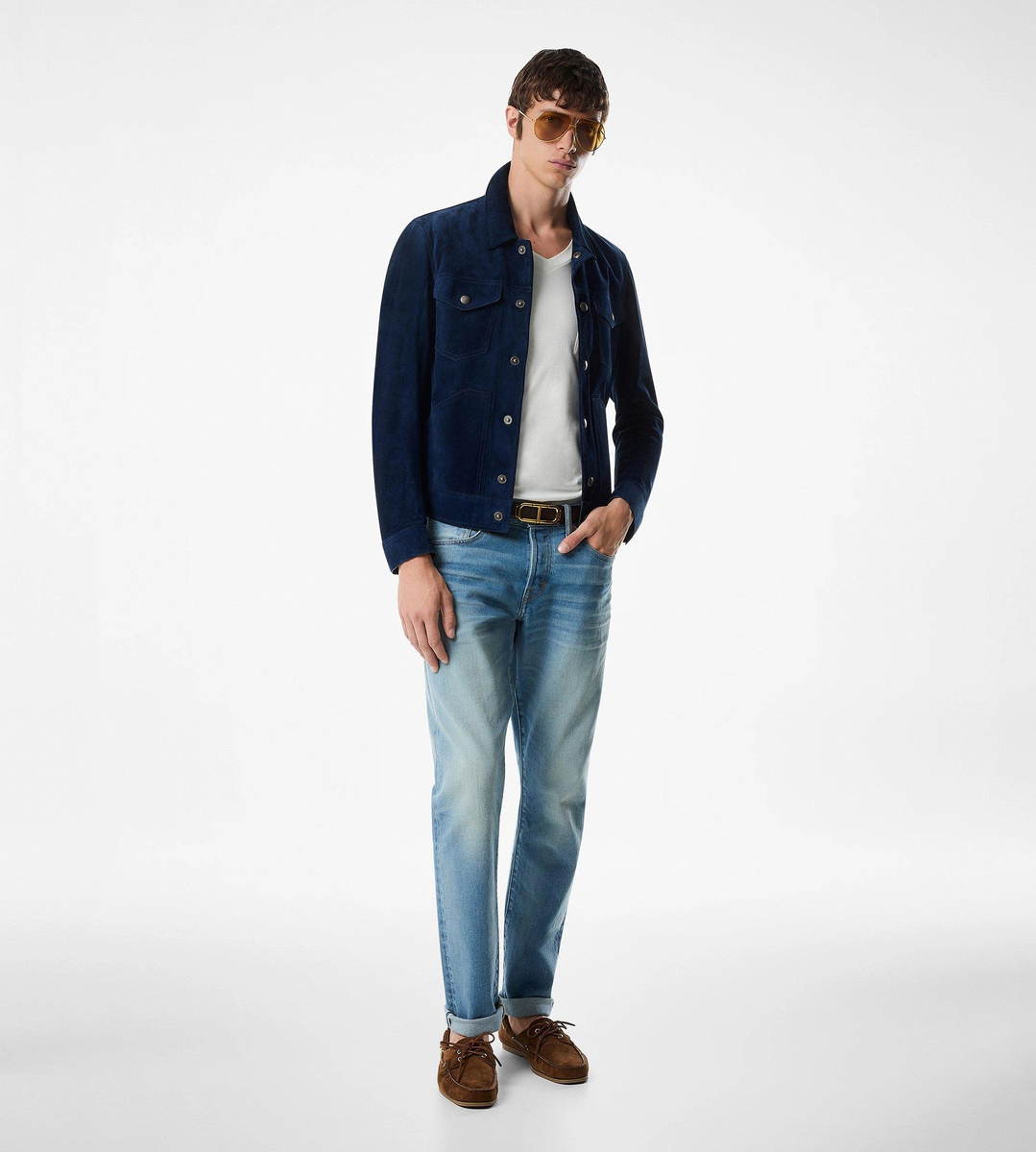 GIACCA WESTERN IN CASHMERE SCAMOSCIATO GIACCA WESTERN IN CASHMERE SCAMOSCIATO