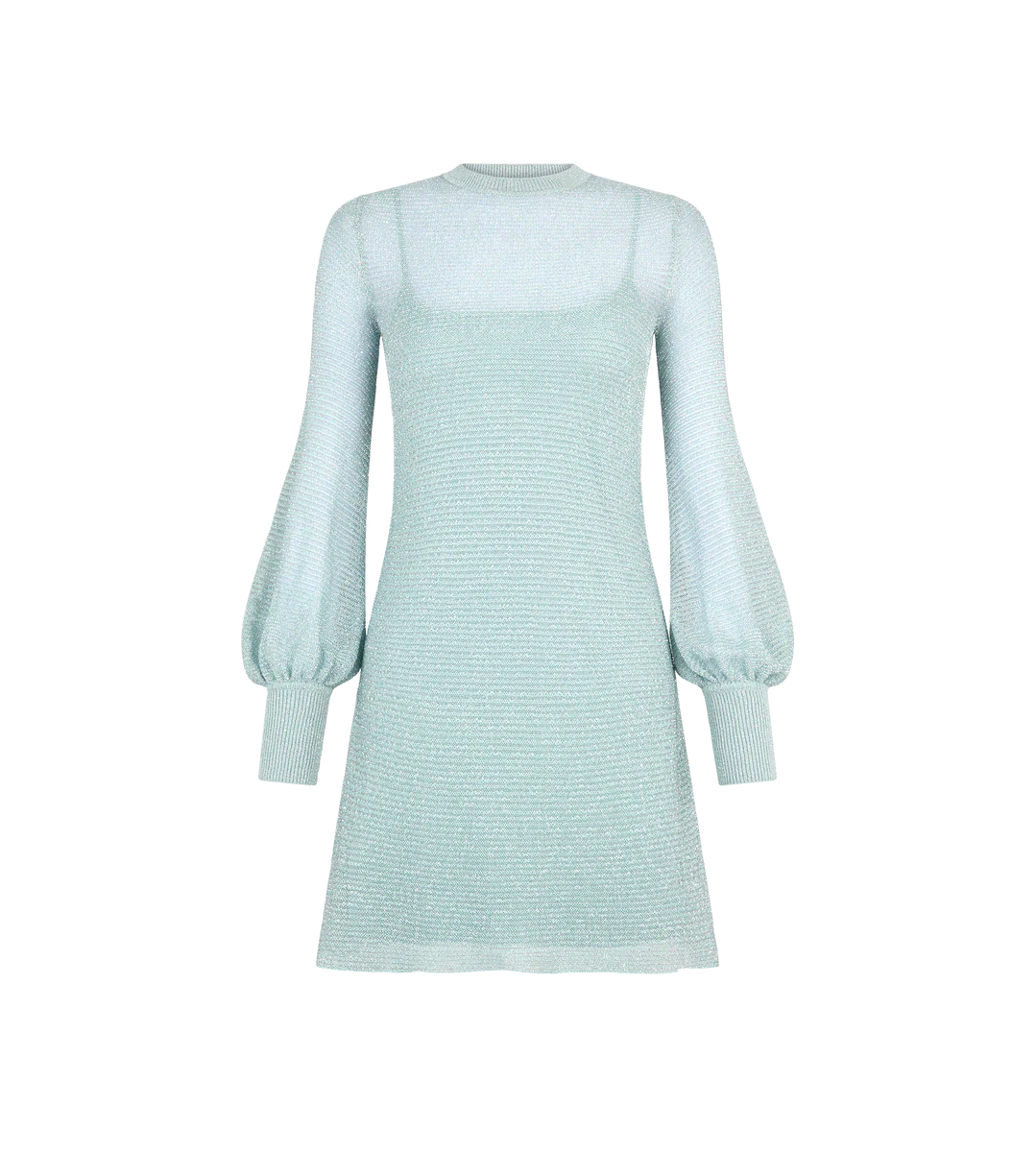 MINI ABITO A MANICHE LUNGHE CON SCOLLO GIROCOLLO MINI ABITO A MANICHE LUNGHE CON SCOLLO GIROCOLLO