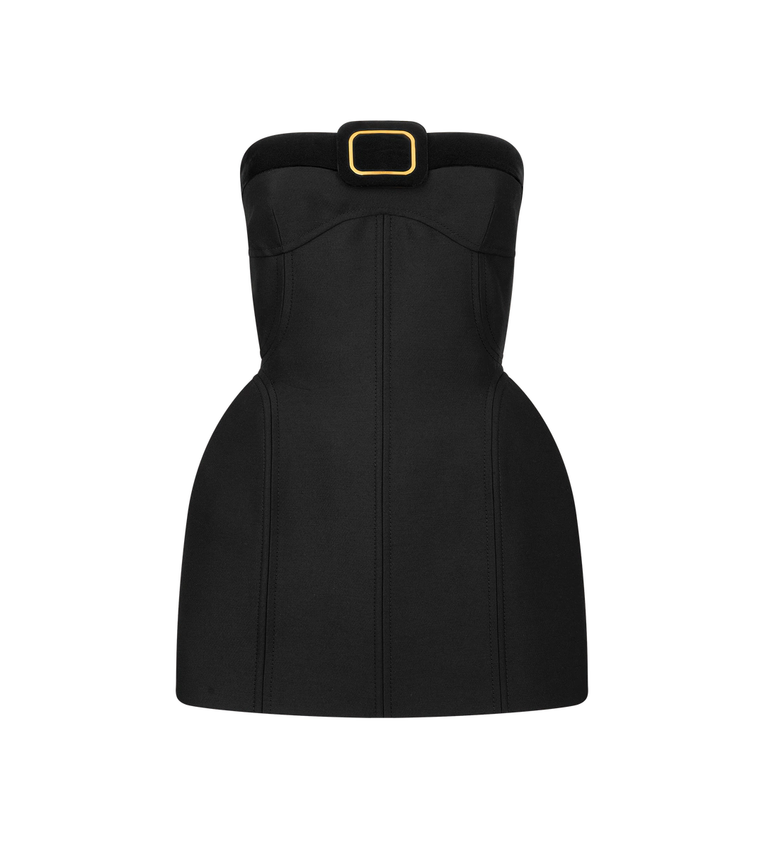 MINI ABITO DA COCKTAIL SENZA SPALLINE CON DETTAGLIO FIBBIA MINI ABITO DA COCKTAIL SENZA SPALLINE CON DETTAGLIO FIBBIA