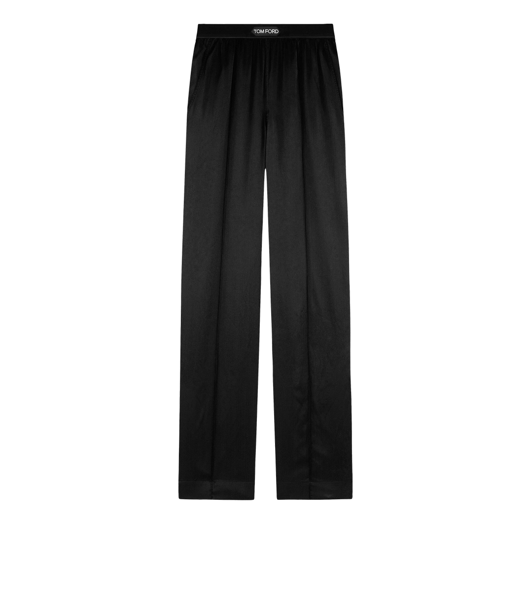 PANTALONI DEL PIGIAMA IN RASO DI SETA ELASTICIZZATO PANTALONI DEL PIGIAMA IN RASO DI SETA ELASTICIZZATO