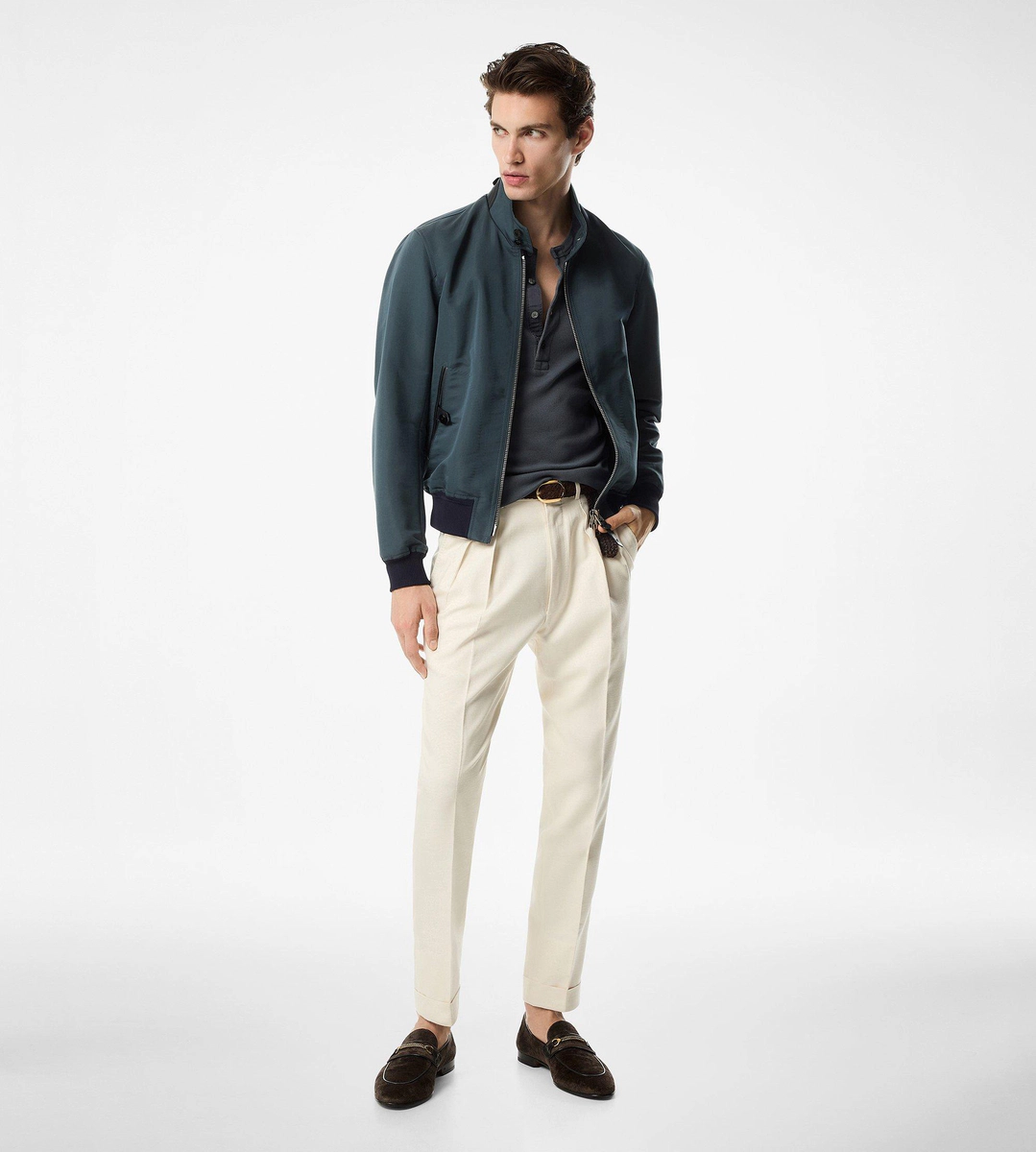 POPELINE PREGIATO HARRINGTON POPELINE PREGIATO HARRINGTON