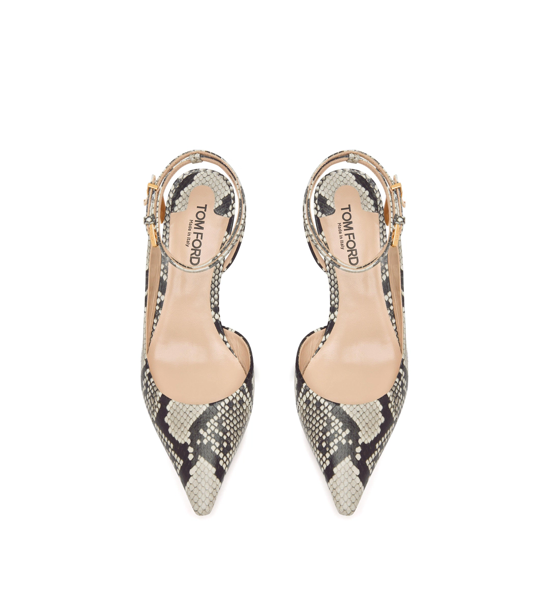 SLINGBACK CON LUCCHETTO IN PITONE STAMPATO SLINGBACK CON LUCCHETTO IN PITONE STAMPATO
